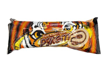 Русский Бисквит Рулет 175г Россия (тигровый)